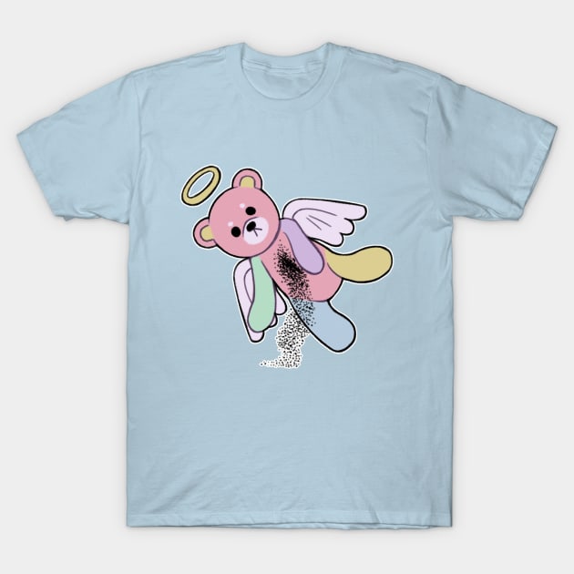 Bug Infested Teddy Bear Angel T-Shirt by illstarred